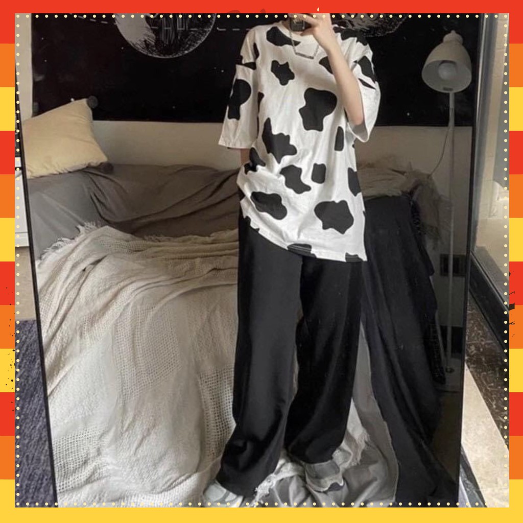 Áo Bò Sữa 🦋ÁO Phông Nam Nữ🦋 Thun Dáng rộng-Trùm Mông-Tay lỡ chất liệu mềm mại, thấm hút mồ hôi cực kỳ thoải mái Mã ABS01 | BigBuy360 - bigbuy360.vn