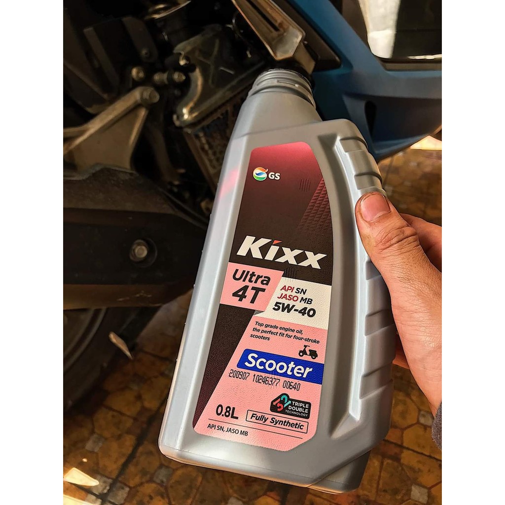 Nhớt Kixx Ultra Scooter 5W40 Tổng Hợp 100% Cho Xe Tay Ga Cao Cấp 800ML-Sản Phẩm Chất Lượng Gian Hàng Uy Tín Giá Cả Cực T