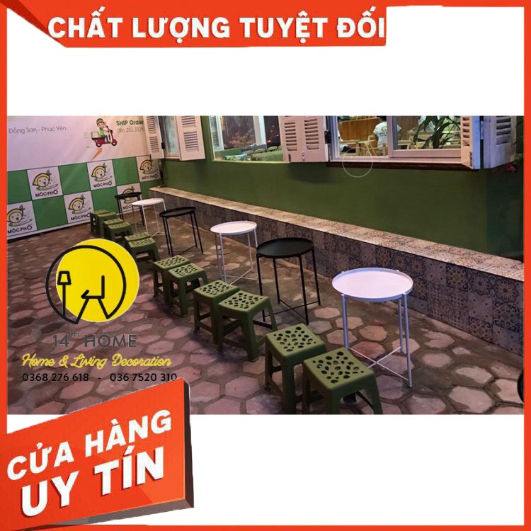 {Rẻ Vô Địch} GHẾ NHỰA Trà Chanh, Trà sữa, Cafe Vỉa Hè - Hàng chính hãng Việt Nhật xuất khẩu