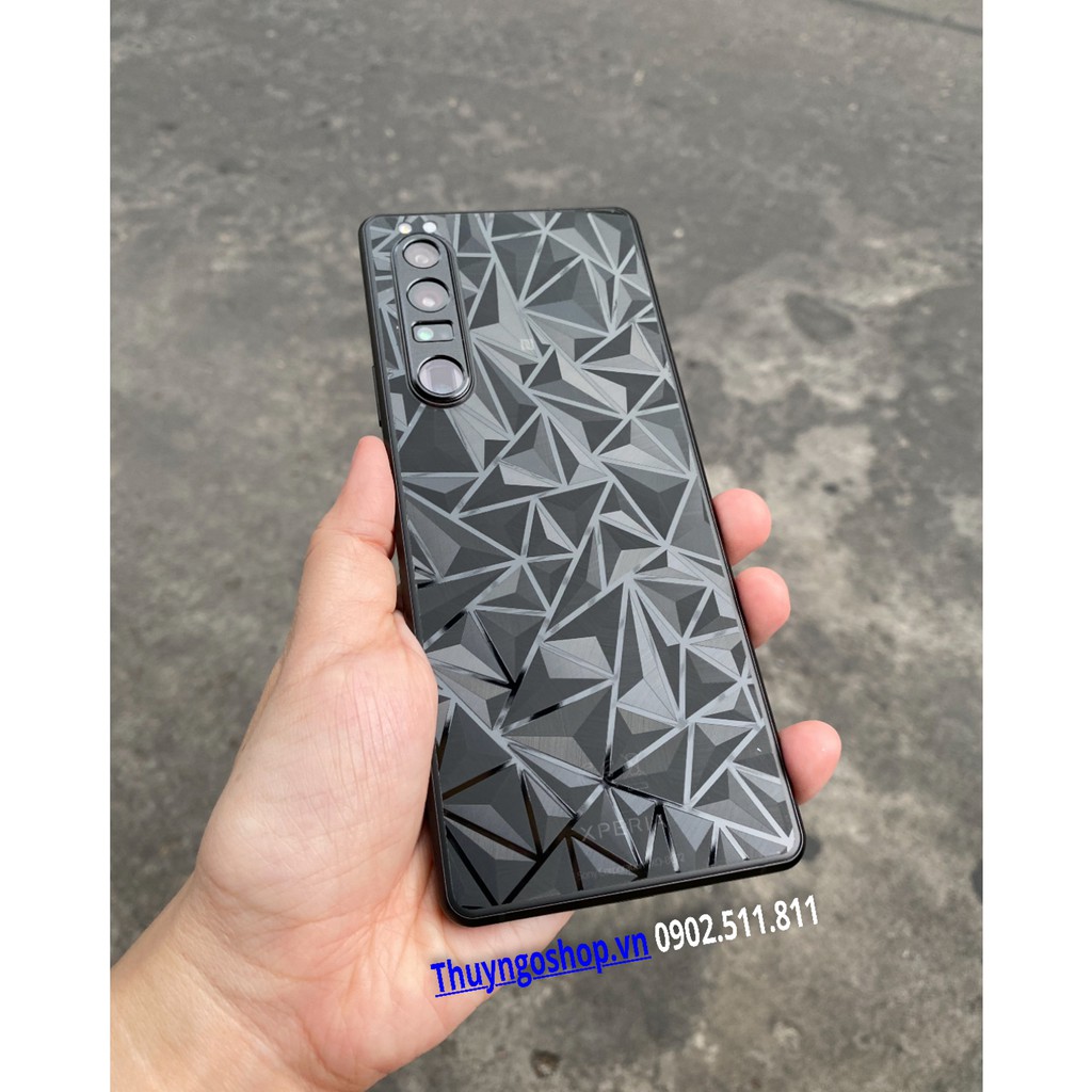 Dán mặt lưng 3D Kim cương Sony Xperia 1 III / Xperia 1 / XZ2 Premium / XZ3 / XZ1 / XZ / ...