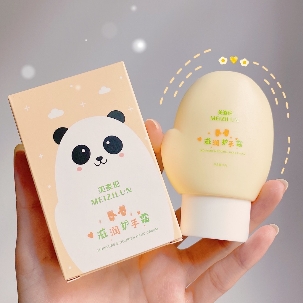 Kem dưỡng da tay mềm mịn Meizilun gấu trúc 60ML Senabeauty