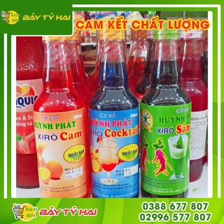 Si rô [Siro] Nhiều Vị Cho Khách Lựa Chọn - Dùng Để Pha Chế Chai 500ml