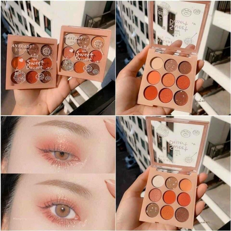 PHẤN MẮT 9 Ô ANYLADY SWEET DESSERT VƯƠNG MIỆN SiêuThích Hot | BigBuy360 - bigbuy360.vn