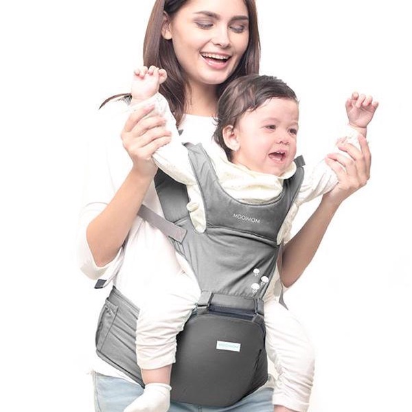 MOOIMOM Địu Ngồi Cho Bé Trợ Lực Cao Cấp Siêu Nhẹ Cho Mẹ Lightweight H7001