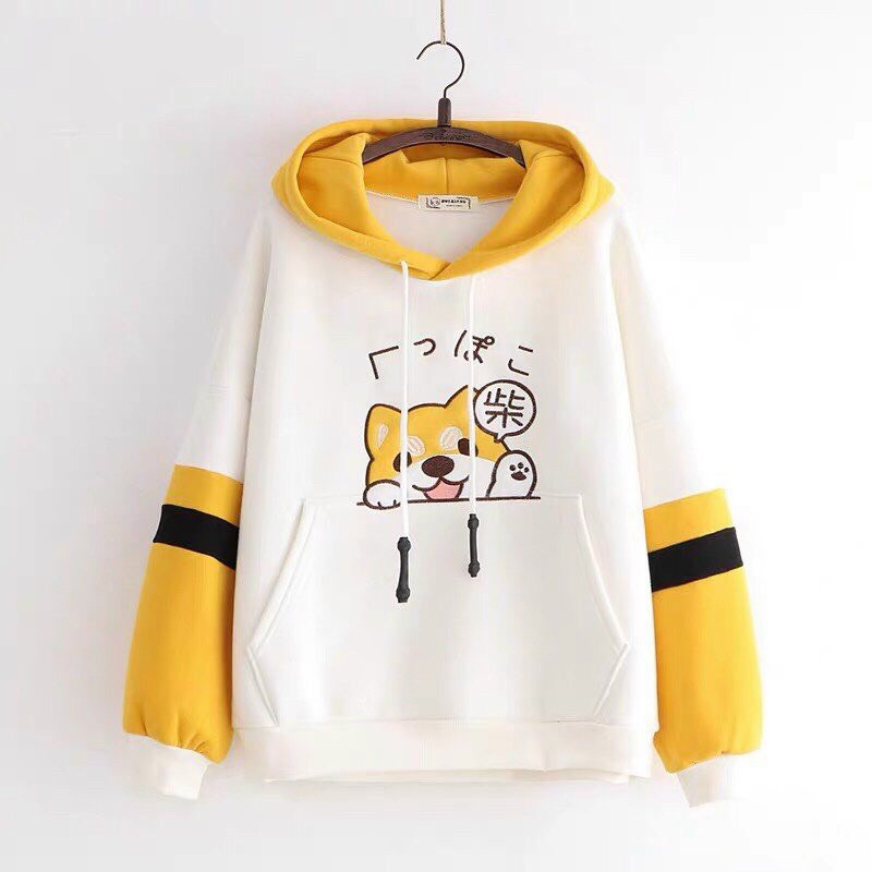 Áo Nikafashion Hoodie Nón Unisex Nam Nữ Chất Vải Nỉ Freesize 1 kích cỡ Form Dáng Rộng Dưới 65kg Mặc Đẹp SHIBA | BigBuy360 - bigbuy360.vn