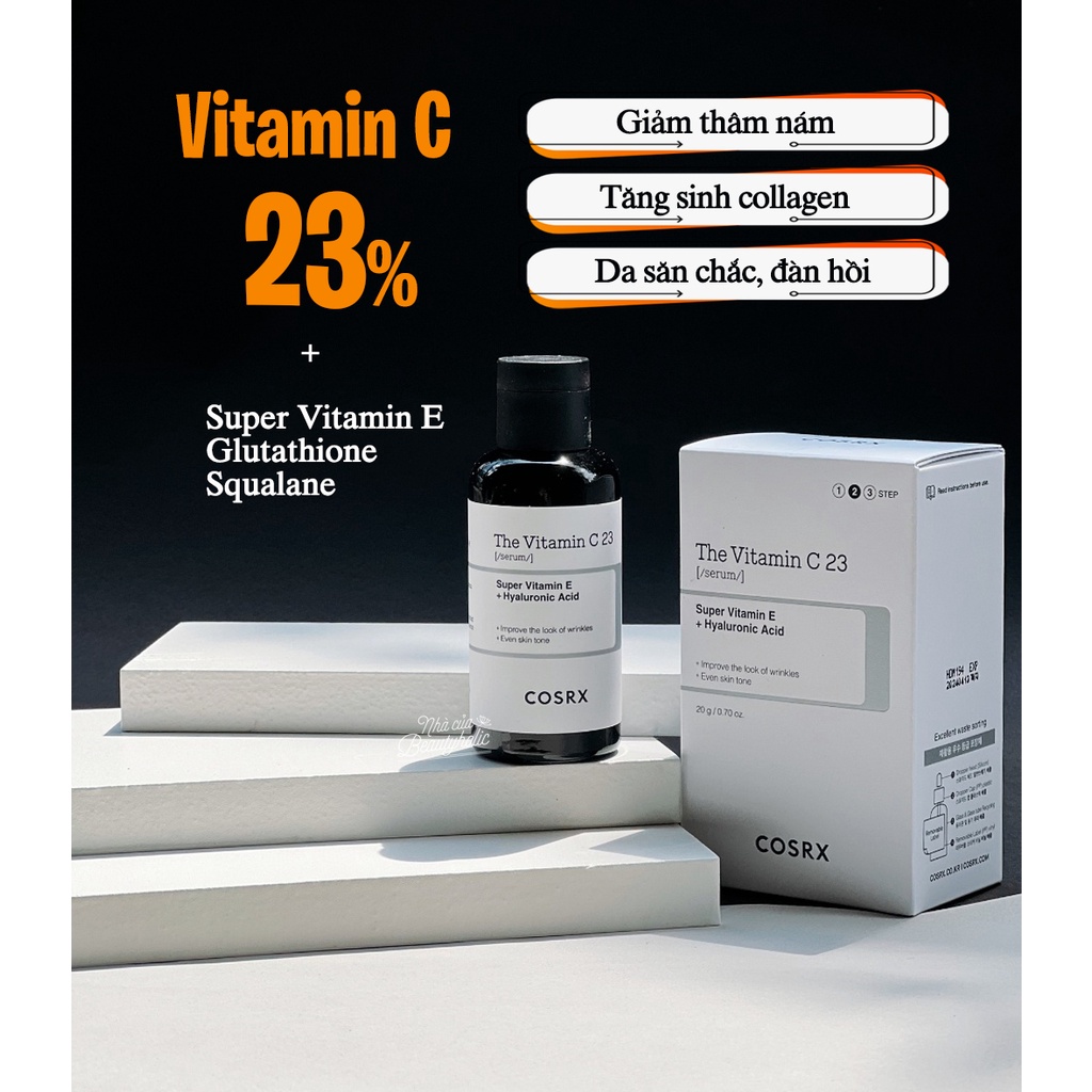 Serum dưỡng chuyên sâu COSRX VITAMINC 23 - NIACINAMIDE 15 - HYALURONIC ACID 3