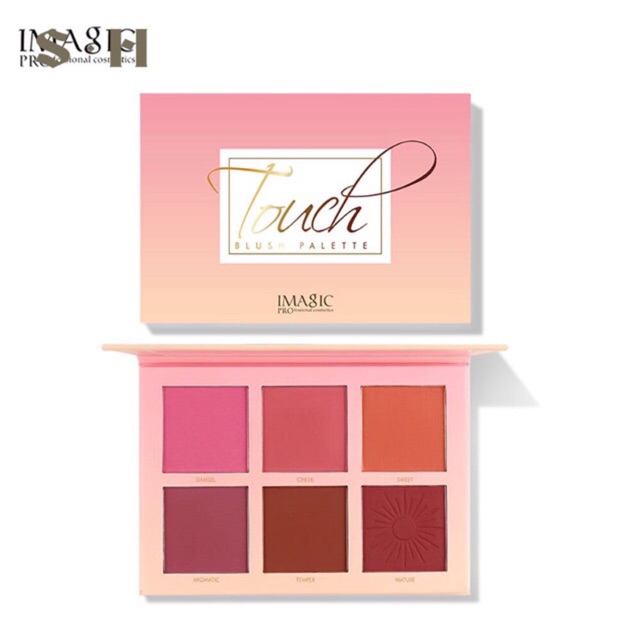 Bảng phấn má 6 ô IMAGIC siêu đẹp