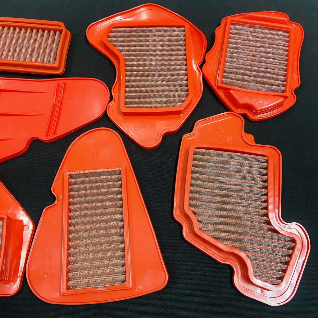 Lọc gió lưới thép HONDA SCOPPY cao su đỏ siêu thoáng hút, dễ dàng vệ sinh sử dụng lâu dài