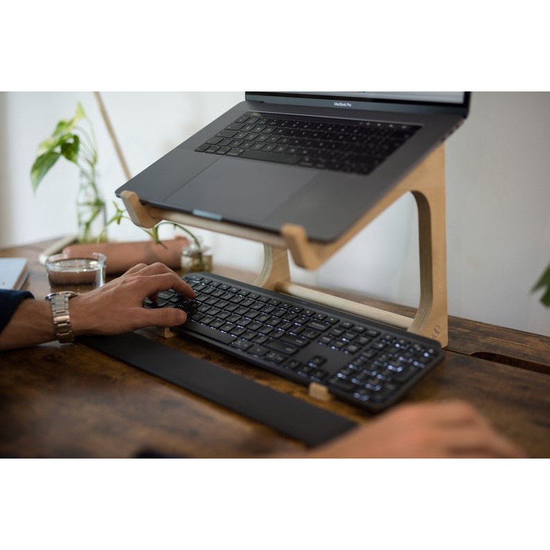 Plywood Laptop Stand - Kệ/giá đỡ Laptop bằng gỗ plywood cao cấp, phiên bản cao 27cm