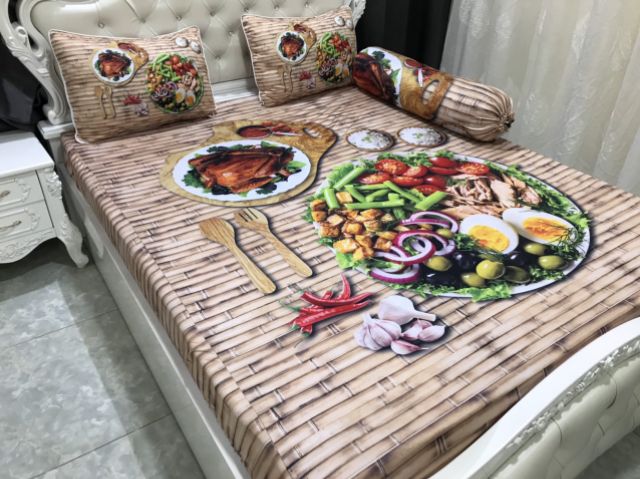 Drap thun lạnh 5D mẫu thức ăn