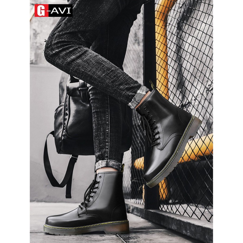 Giày cao cổ nam, bốt nam hàng full box mẫu mới cực chất kiểu dáng trẻ trung, phong cách Avi422 | BigBuy360 - bigbuy360.vn