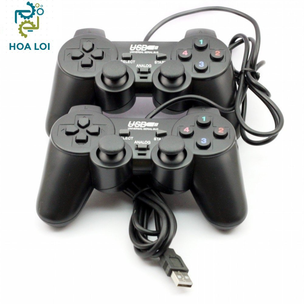 Bộ tay cầm chơi game đôi cho PC/Laptop cổng USB  cho 2 người chơi