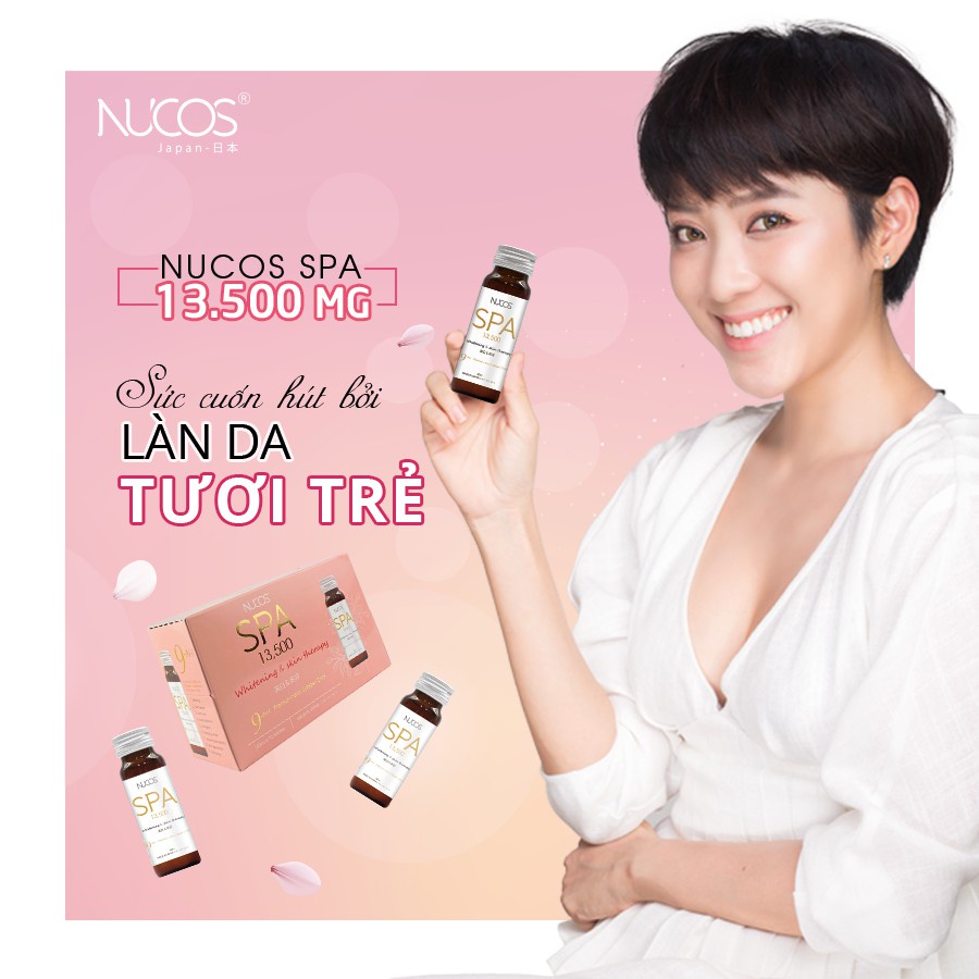 Collagen chống lão hóa săn chắc da Nucos Spa 13500 50ml x 10 chai