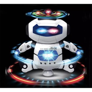 Đồ chơi robot 08 biết nhảy và hát xoay 360 độ theo nhạc