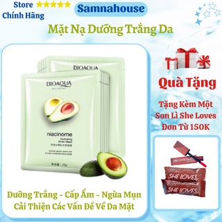Mặt Nạ Giấy Tinh Chất Bơ BIOAQUA Ngăn Ngừa Mụn Dưỡng Ẩm Giúp Da Trắng Sáng Mịn Màng Hàng Nội Địa Trung A20