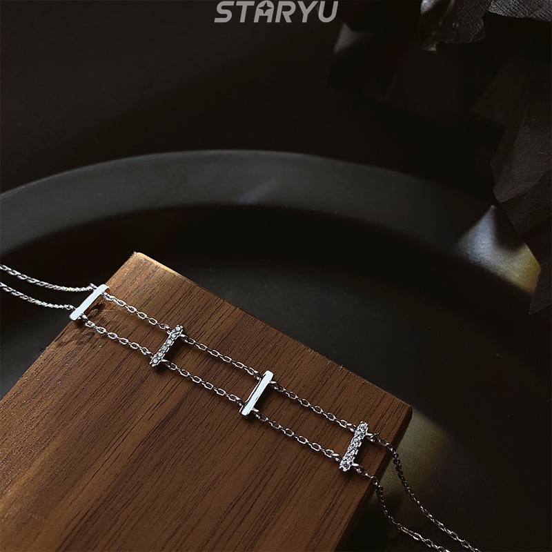 Vòng Tay Mạ Bạc 925 Thiết Kế Rỗng Cho Nữ