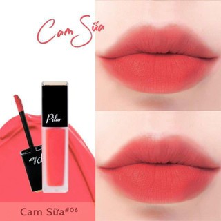 Son Kem Lì Không Chì Pilar Màu Cam Sữa 06