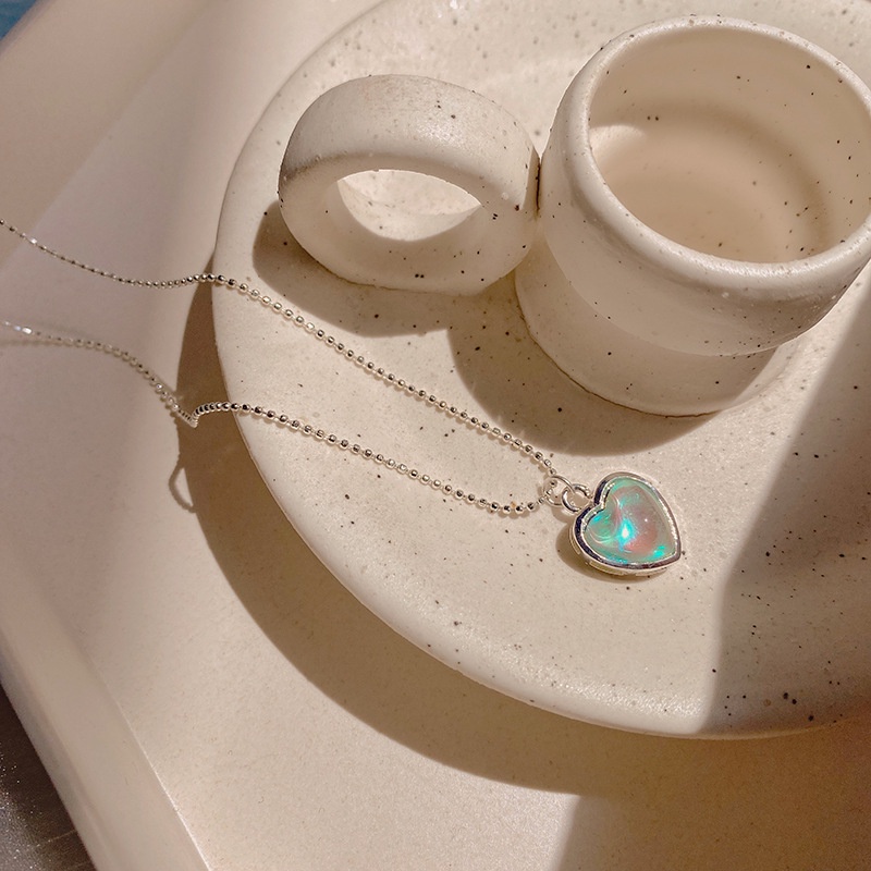 Vòng cổ Hình Trái Tim Phong Cách Hàn Quốc Sang Trọng Thời Trang Cho Nữ