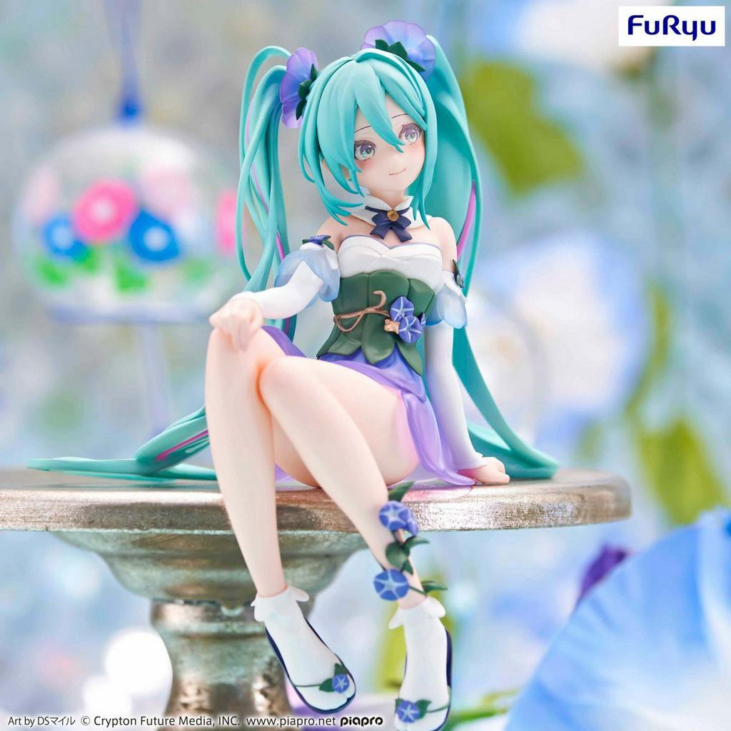 MÔ HÌNH CHÍNH HÃNG Hatsune Miku - Noodle Stopper Figure - Flower Fairy - Asagao -