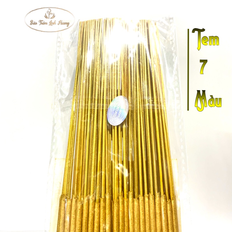 Hương Thần Tài Thái Lan - BẢO TRẦM LINH HƯƠNG Nhang Vàng Tài Lộc Sạch Ít Khói Phong Thủy Thắp Cuốn Tàn Thờ Cúng