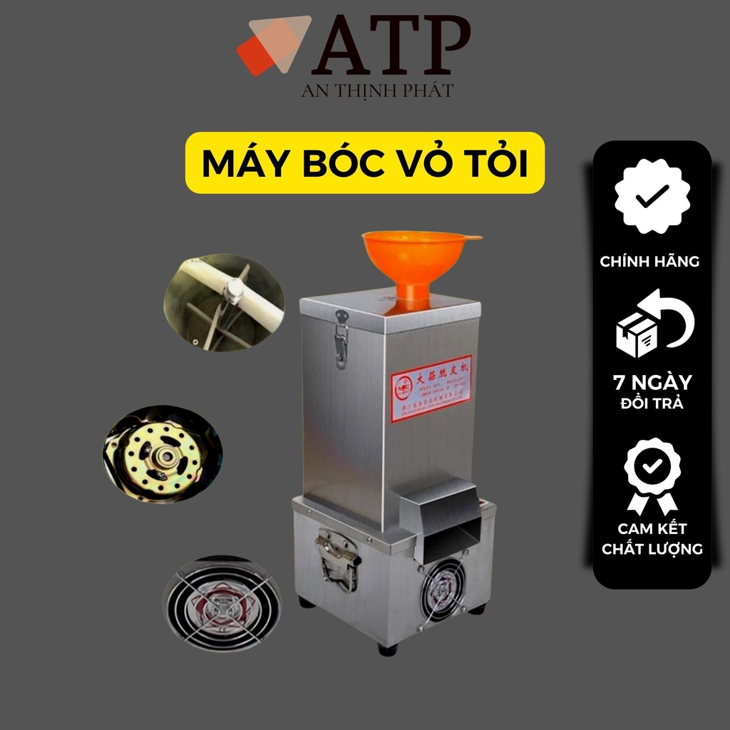 Máy bóc vỏ tỏi , hành INOX ATP259 năng suất cao