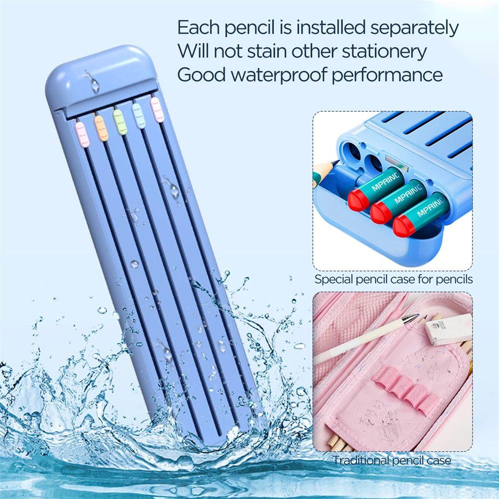 Hộp Đựng Bút / Thước Kẻ Để Bàn Tiện Dụng Cho Học Sinh Tiểu Học Ốp