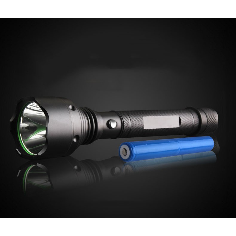 Đèn pin siêu sáng chống nước KAW Ultra Fire  LY S015 pin cực trâu Tặng kèm bộ phụ kiện sạc và hộp đựng