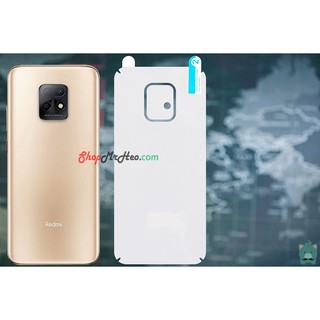 Dán Dẻo PPF Mặt Sau Lưng Xiaomi Redmi 10x 4G - Redmi 10x 5G - Redmi 10x Pro 5G