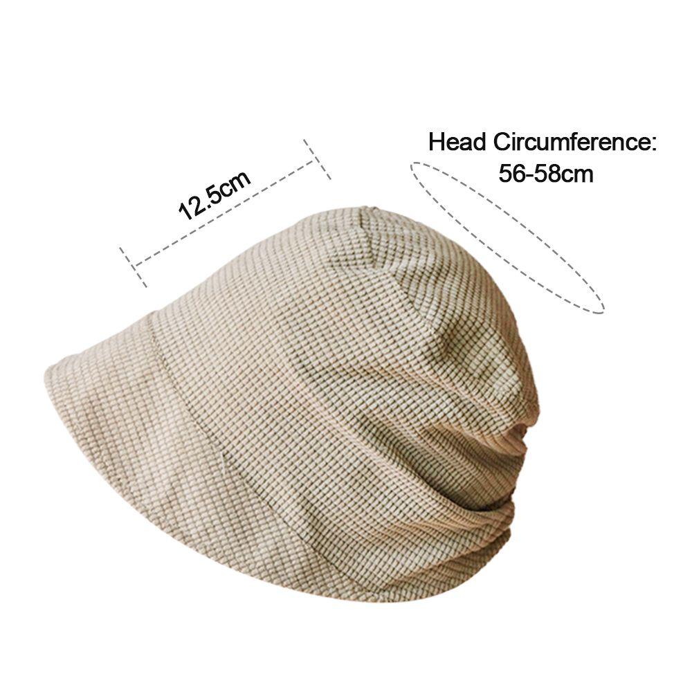 Nón Bucket Chất Liệu Vải Nhung Corduroy Chống Nắng Ngoài Trời Cho Nữ
