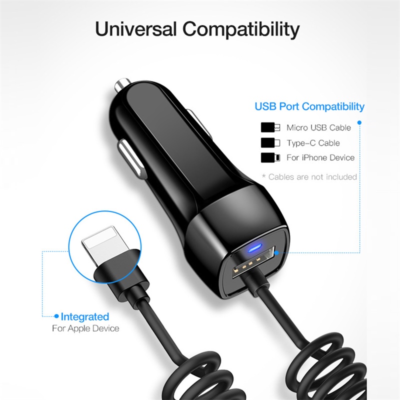 Củ sạc nhanh cổng Micro USB C cho xe hơi