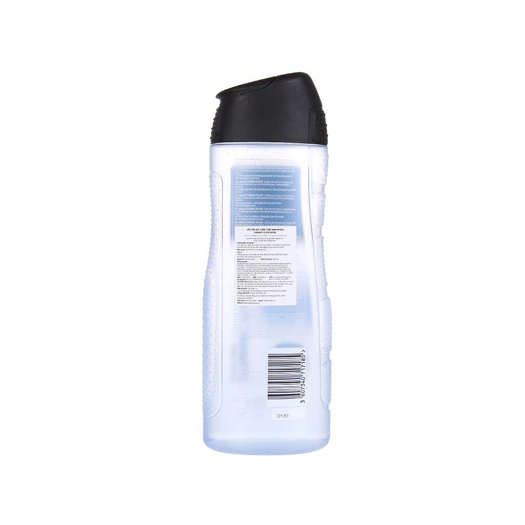 Sữa tắm gội toàn thân nam Adidas Dynamic Pulse 400ml