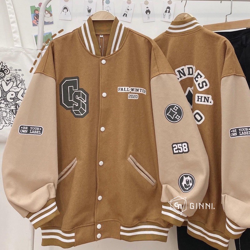Áo Khoác BOMBER nỉ GS25 [2 Màu ] - GinniShop | BigBuy360 - bigbuy360.vn