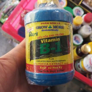 Phân bón lá Vitamin B1 Hoa Kỳ dành cho hoa lan và cây cảnh chai 235ml