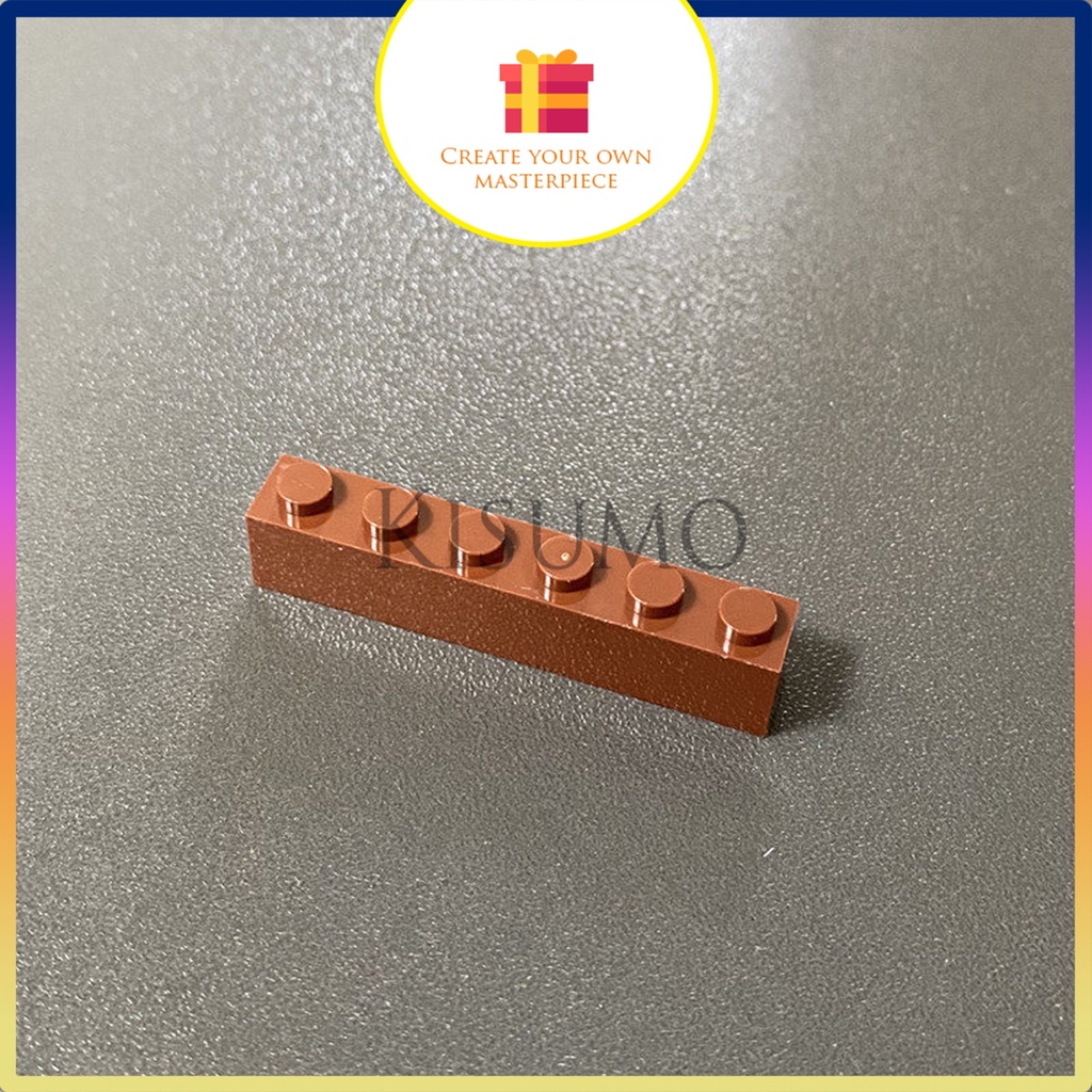 Đồ chơi giáo dục lắp ráp   logo moc combo 5 gạch 1x6 cao a13 3009