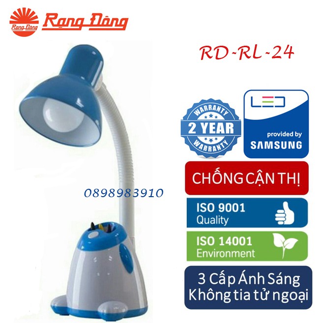 Đèn bàn học sinh RẠNG ĐÔNG LED RD-RL-24