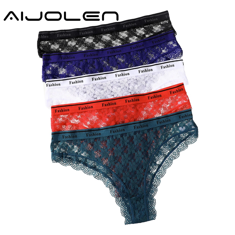 Quần lót thong AIJOLEN ren xuyên thấu lưng thấp gợi cảm