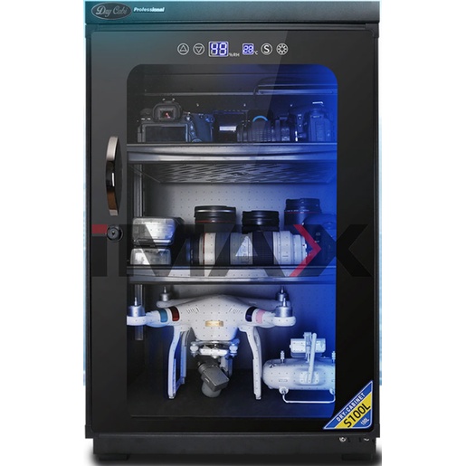 Tủ chống ẩm cao cấp Dry Cabi ATS100, 100 lit có đèn khử mốcHàng chính hãng