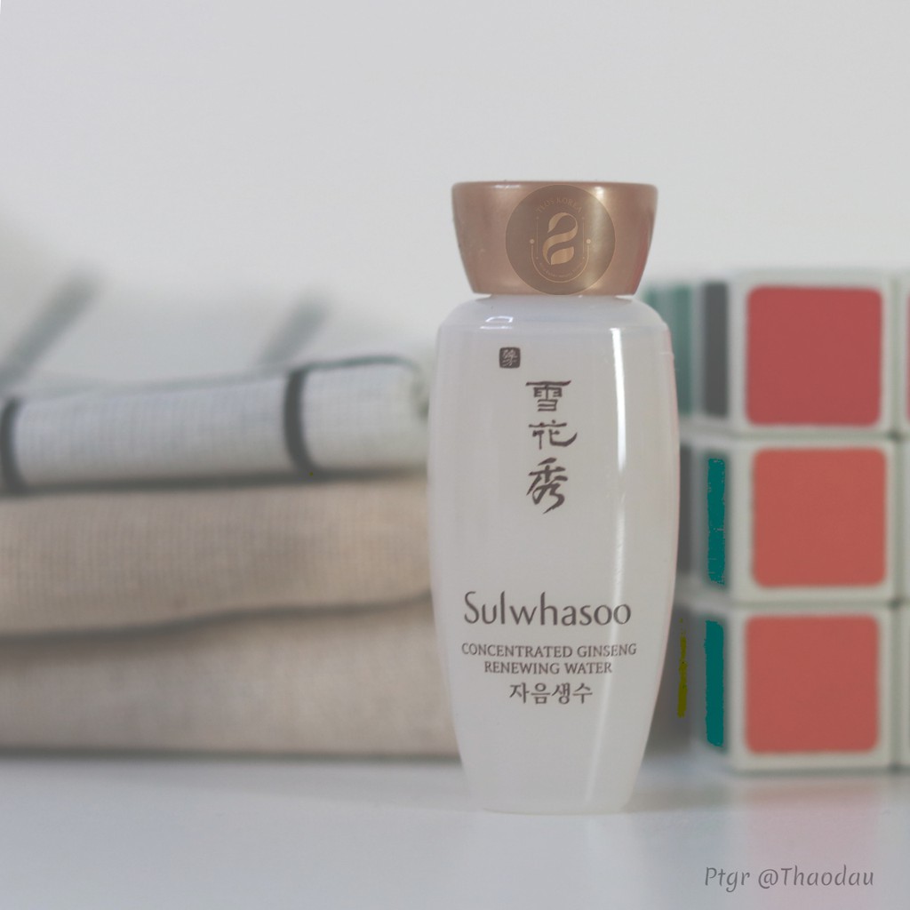 Sulwhasoo Concentrated Gingseng Renewing Water 15ml - Nước hoa hồng nhân sâm sulwhasoo - cân bằng da chống lão - 자음생수