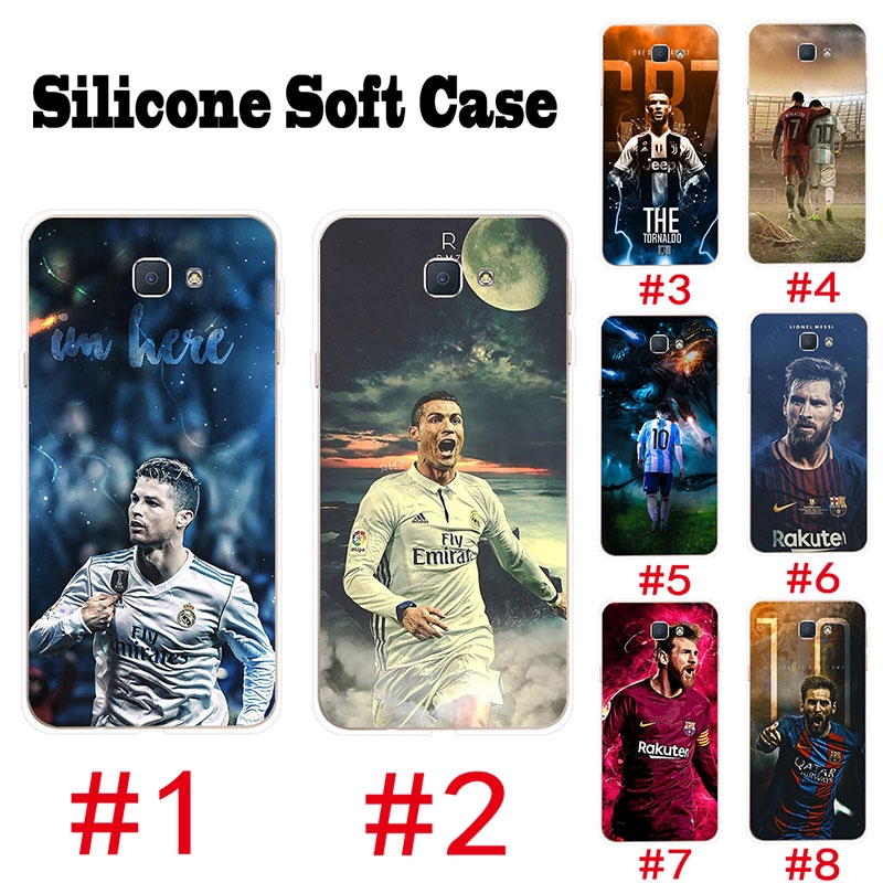 Ốp điện thoại Silicone TPU mềm in hình C.Ronaldo Messi cho Samsung Galaxy J2 J5 J7 Prime J1 2016 J1Mini