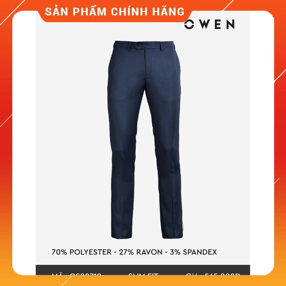 (Owen chính hãng) Quần âu OWEN - QS80712