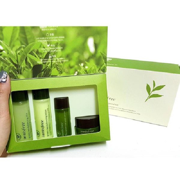 Set Dưỡng Da Trà Xanh Mini Innisfree Green Tea Balancing Special Kit Innisfree