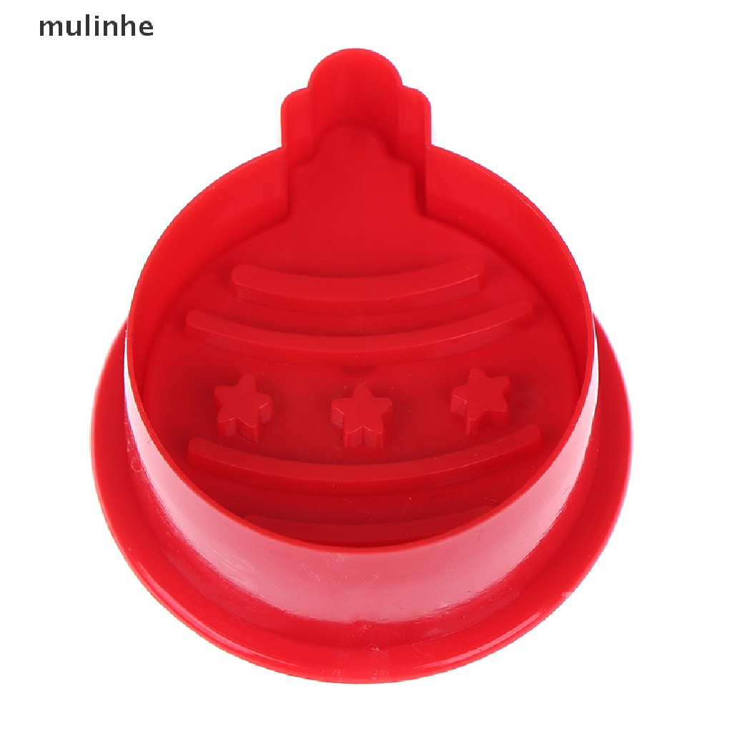 Mulinhe set 4 Khuôn Cắt Bánh Quy Hình Giáng Sinh 3d diy vn