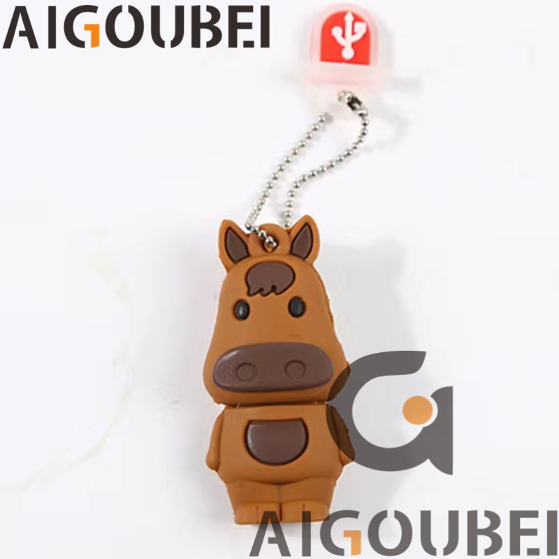 USB 2.0 với vỏ silicon kiểu con giáp Trung Hoa đáng yêu 16GB / 32GB / 64GB / 128GB dành cho laptop