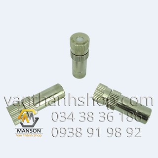 Béc phun sương inox, dạng gài, FOG WORLD