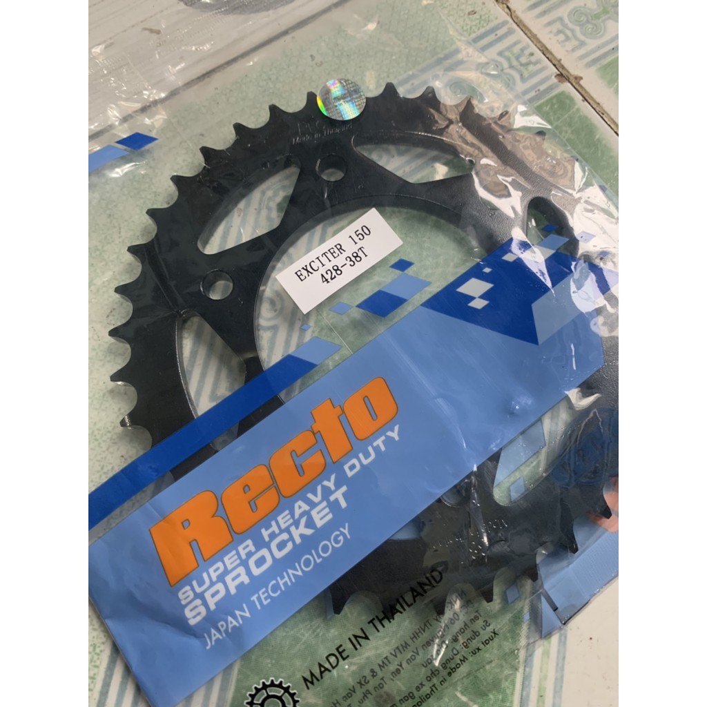 Dĩa 38T xe exciter 150 hiệu recto