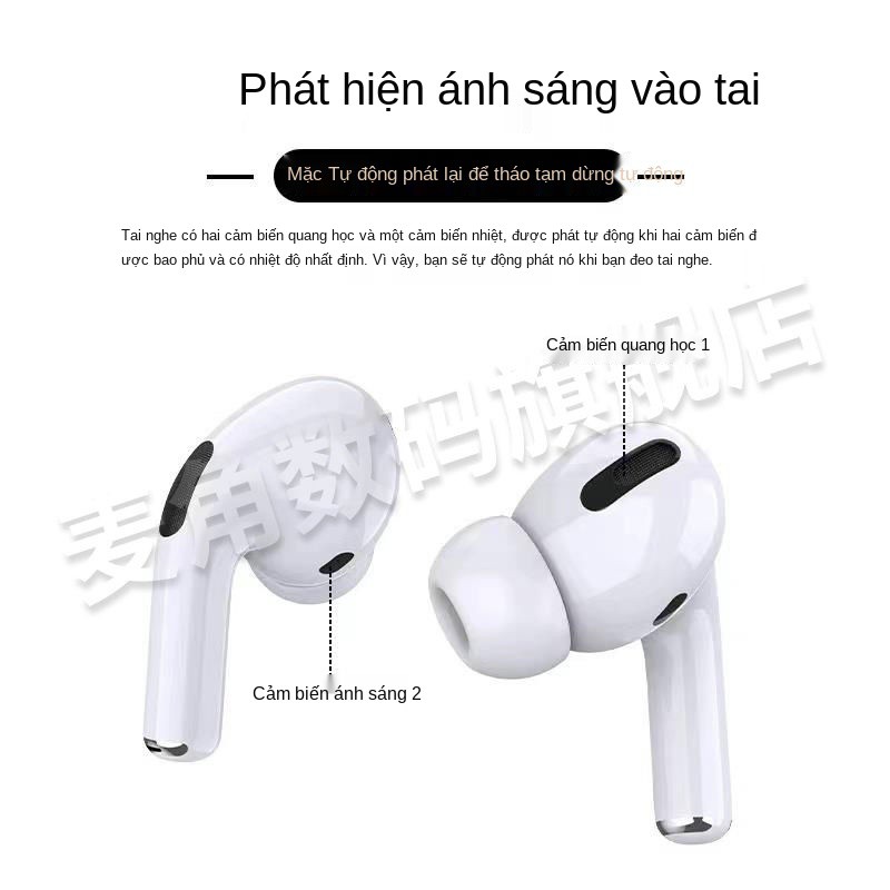 Huaqiang North Luoda 1562A Yuehu thế hệ thứ 3 Thông số giảm tiếng ồn của tai nghe Bluetooth không dây Truyền ánh sáng