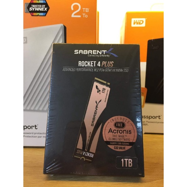 Ổ cứng SSD M2 PCle SABRENT Rocket Gen 3 /Gen4 - 1TB NVMe 2280 - Bảo hành 36 tháng