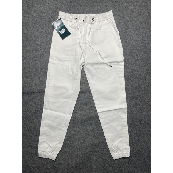 Quần jogger nữ phối sọc viền