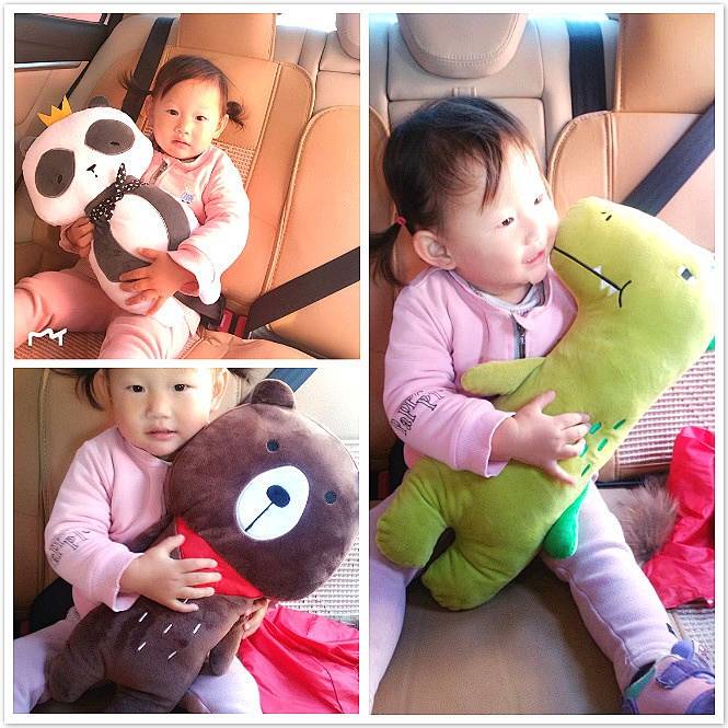 Vỏ Bọc Dây Đai An Toàn Xe Hơi Hình Búp Bê Hoạt Hình Dễ Thương Có Thể Điều Chỉnh