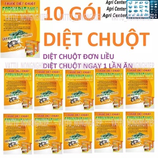 Thuốc diệt chuột forwarat 0.005% - sử dụng ngay, không cần trộn mồi, an toàn cho người và vật nuôi